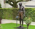 Ghandi Statue Franschhoek Royalty Free Stock Photo